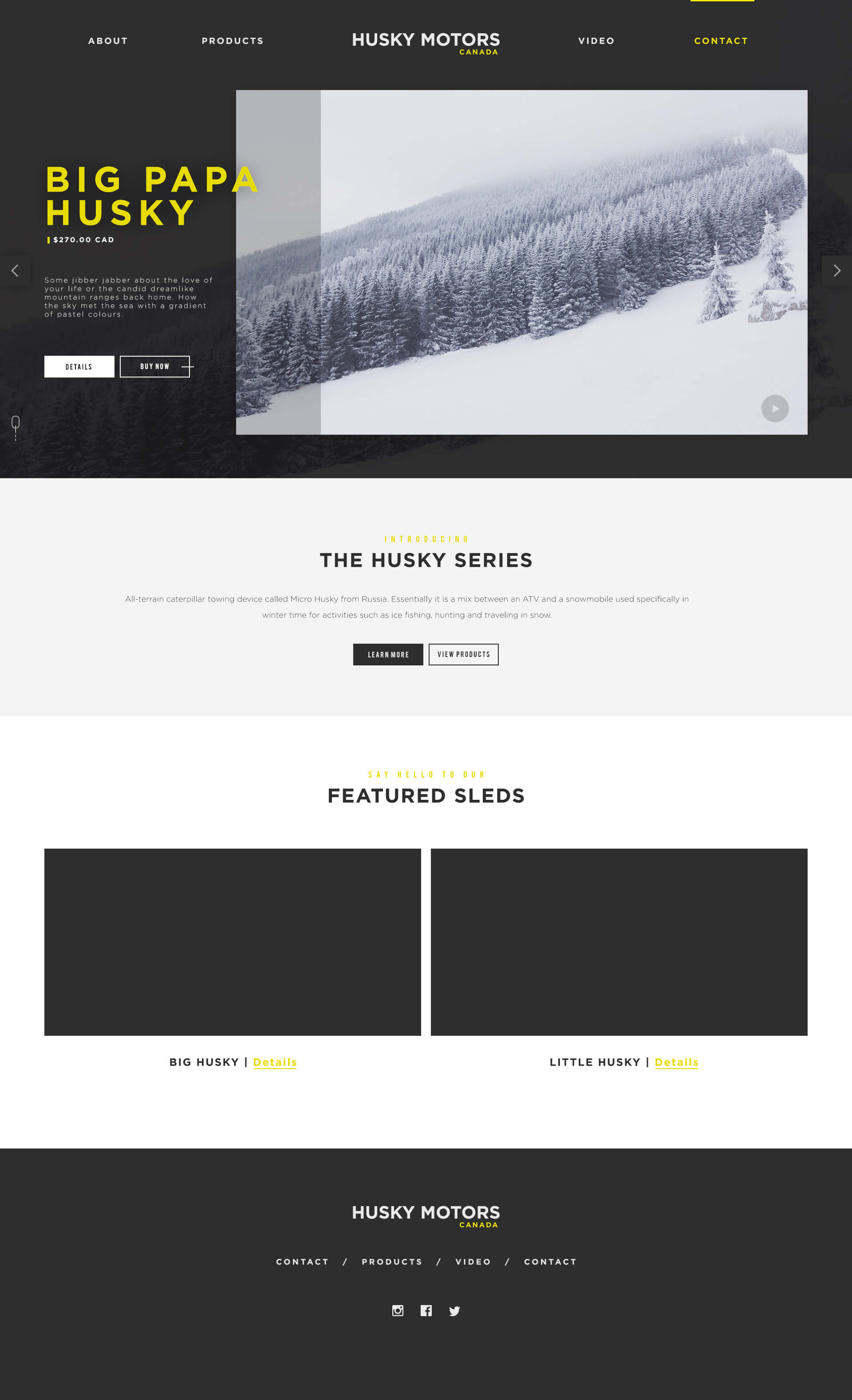 Husky Motors Homepage