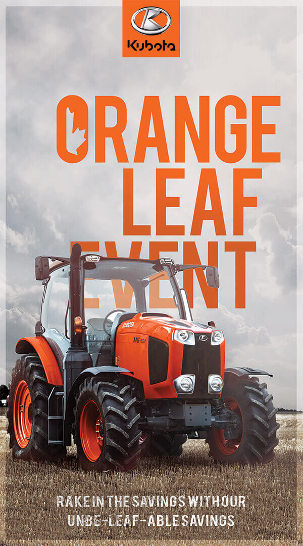 Pamphlet cover for Kubota